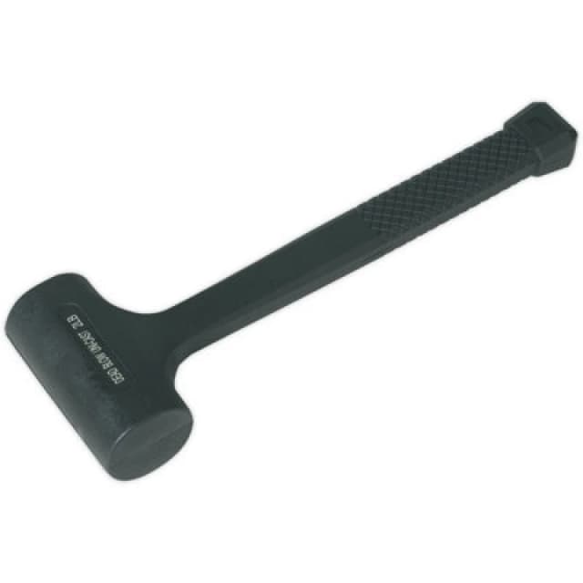 Loops 2lb Dead Blow Hammer - Shot Loaded Rubber Head Mallet - 900g Anti-Rebound Hammer Multi