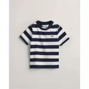 Gant Stripe SS T-Shi Bb33 - Blue