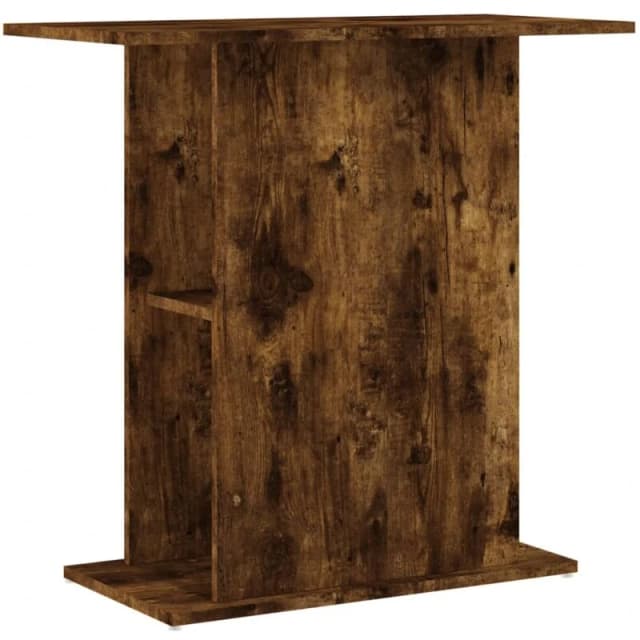 VIDAXL Aquarium Stand Smoked Oak 75x36x72.5cm Engineered Wood Vidaxl 8720845418540