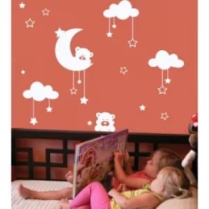 CC26 White Decorative Wall Sticker