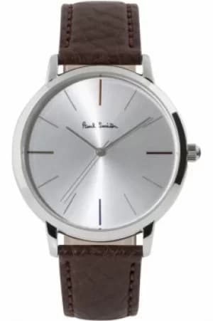 Unisex Paul Smith MA Small Leather Strap Watch P10100