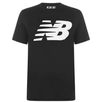 New Balance Graphic QT T Shirt Mens - Black