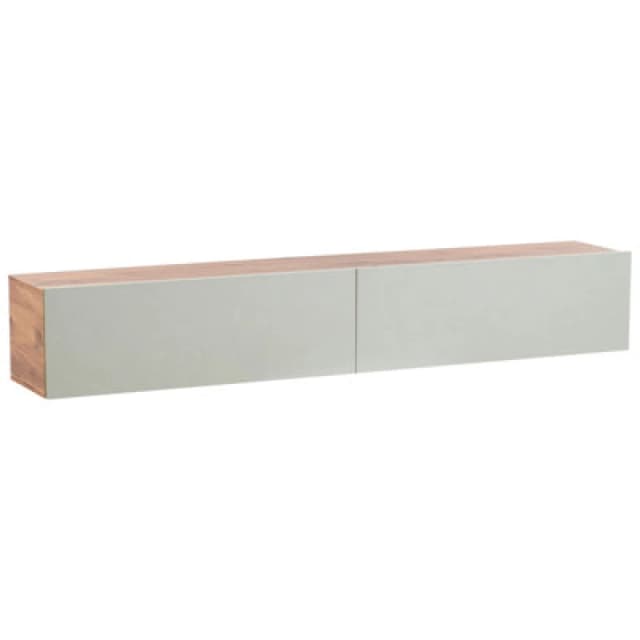 Beliani Wall Mounted TV Stand Gladstone Light Green