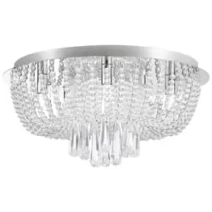 Zumaline Sensi Ceiling Light, Chrome, 6x G9