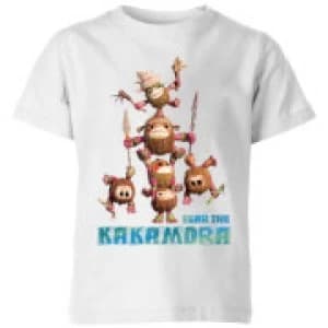 Moana Fear The Kakamora Kids T-Shirt - White - 11-12 Years