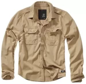 Brandit Vintage Shirt Longsleeve camel
