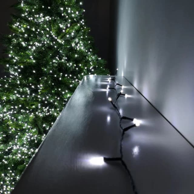 Samuel Alexander 380 LED 23M Premier Christmas Outdoor 8 Function Timer Lights In Cool White
