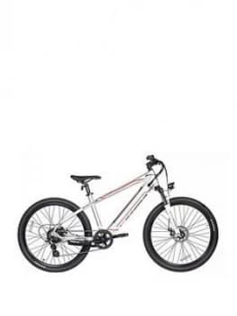 Lectro Lectro Peak 36V Mens Electric 18" Frame Silver Mountain Bike