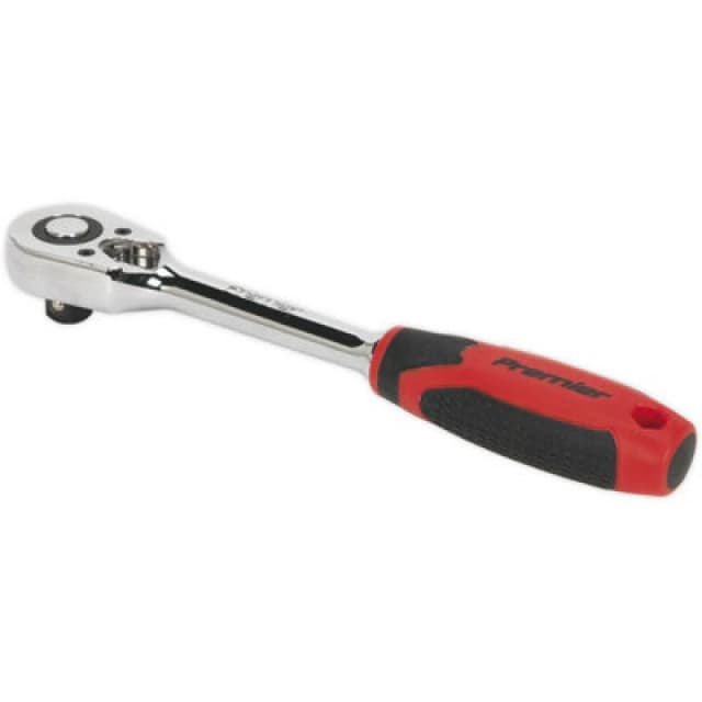 Loops Pear-Head Ratchet Wrench - 1/2" Sq Drive - Flip Reverse - 48-Tooth Ratchet Multi
