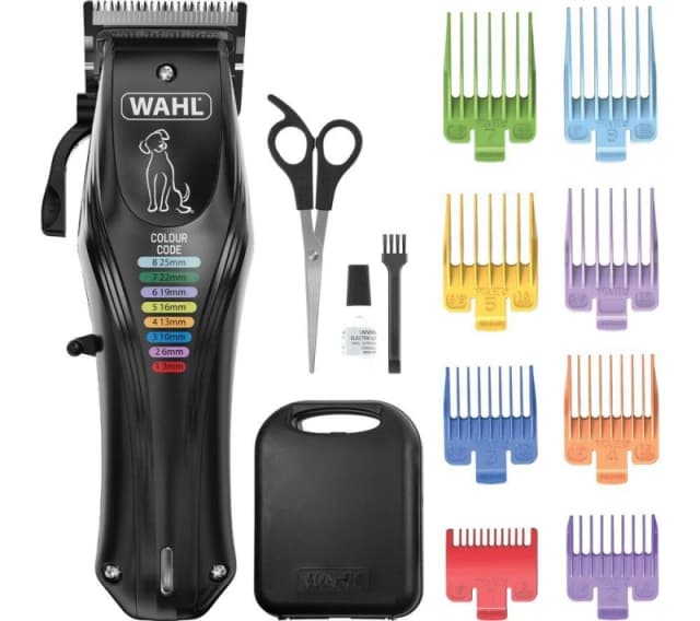WAHL Colour Pro Cordless Pet Hair Clipper - Black 5037127029541