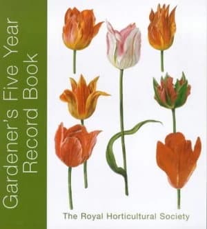 The Rhs Five Year Gardeners Record Book by Brent Elliott Hardback