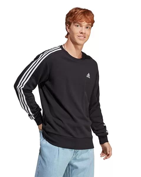 Adidas adidas Fleece Sweatshirt Black Male S34/37 HB72417