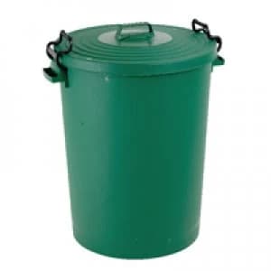 Slingsby Green Light Duty 110 Litre Dustbin With Lid 382068
