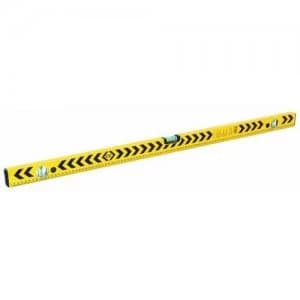 C.K Tools Aluminium Box Section Spirit Level Measure Tool with Vials - 1000mm-3 Vial with Rule