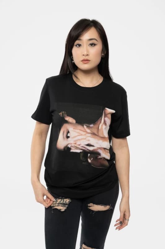 Ariana Grande Side Photo T Shirt Black unisex