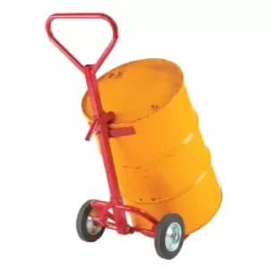 Drum trolley for mauser drums with pneumatic wheels - 350kg capacity