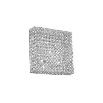 Admiral 6 Light Indoor Square Medium Flush Light Chrome, G9