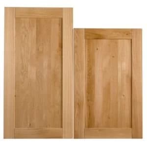 Cooke Lewis Chesterton Solid Oak Tall larder door W600mm Set of 2
