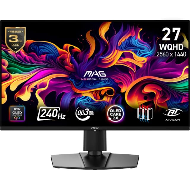 MSI MAG 274QP QD-OLED X24 computer monitor 67.3cm (26.5") 2560 x