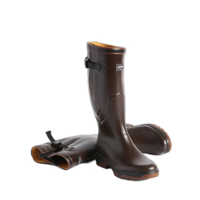 Aigle Parcours 2 Var Rubber Womens Calf Length Boots - Brun - Size:UK 4