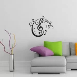 DSK-55 Black Decorative Wall Sticker