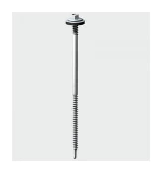 TIMco LH98W16B Hex No. 3 Self Drill Composite Panel Screw with 16mm Washer Silver Ruspert 5.5 / 6.3 x 98mm Box of 100