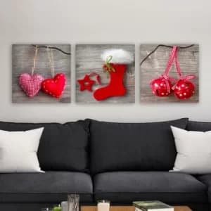 DRPRC22 Multicolor Decorative Canvas Painting (3 Pieces)