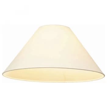 Robert Dyas Village At Home Cream Cotton Drum Shade - 14"