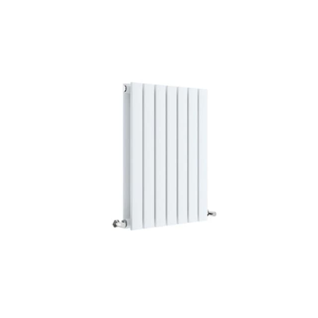 Balterley Lucia Square Horizontal Double Panel Radiator, 600 x 412mm Satin White White Unisex