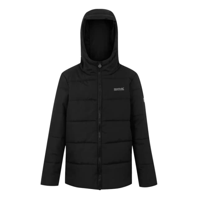 Child Puffer jacket Regatta Halkner Noir Unisex 3/4 ans