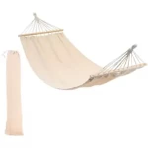 Harbour Housewares - Garden Hammock with Spreader Bars - Natural
