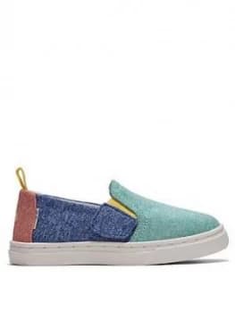 Toms Toddler Alpargata Canvas Shoe - Green/Multi