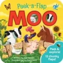 Moo : Peek a Flap Childrens Board Book