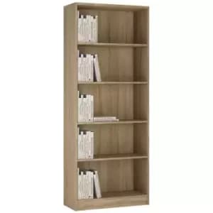 4 You Tall Wide Bookcase In Sonama Oak