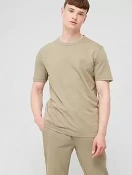 BOSS Tegood Regular Fit T-Shirt - Light Green , Light Green, Size 2XL, Men