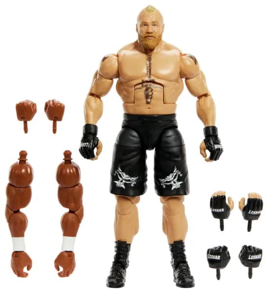 WWE Elite Collection Premium Live Event Brock Lesnar Figure