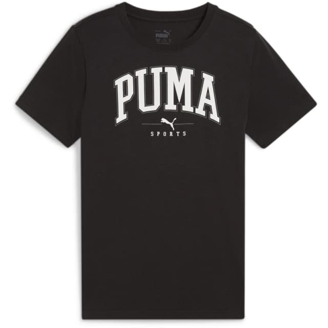 Puma Squad Big Graphic Tee B T-Shirt Unisex Kids - Black 7 - 8 Years