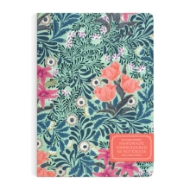 William Morris Bower Handmade Embroidered B5 Journal. Diary or journal. By Galison, William Morris Books