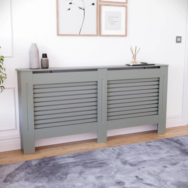 Lassic Vida Designs Milton Radiator Cover Extra Large - Grey Grey XL