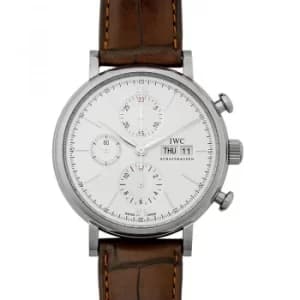 Portofino Chronograph Edition 150 Years Automatic Silver Dial Mens Watch