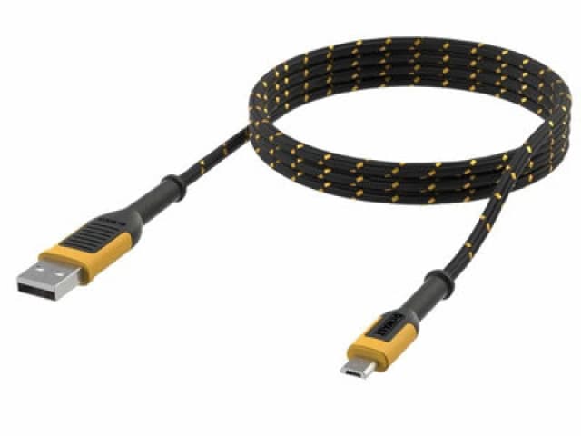 DEWALT Dwg USB A To Usb-Micro Reinforced Charging Cable 1.8M (6ft) Dwt1311322