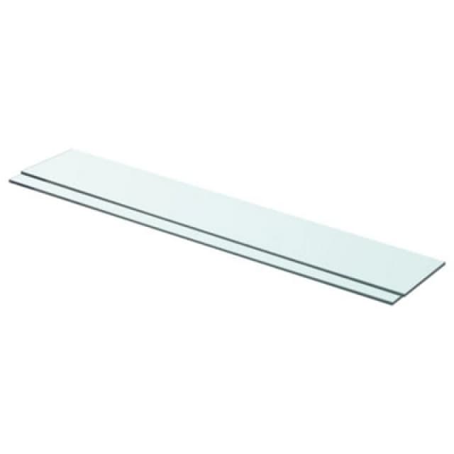 VIDAXL Shelves 2 pcs Panel Glass Clear 80x12cm Vidaxl 3051572