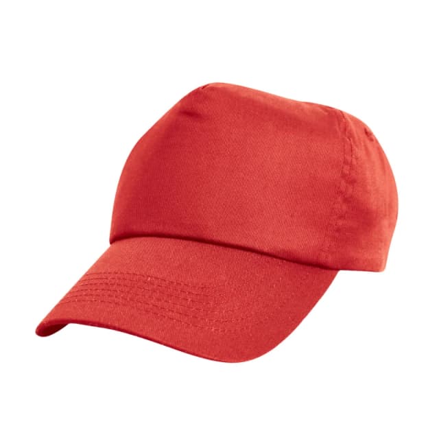 Result Cotton Baseball Cap in Red Red Unisex One Size
