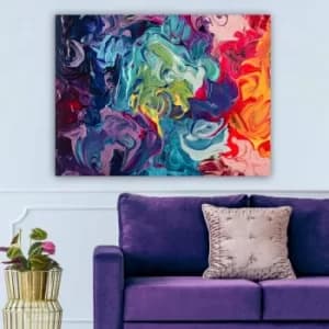 59785615_70100 Multicolor Decorative Canvas Painting