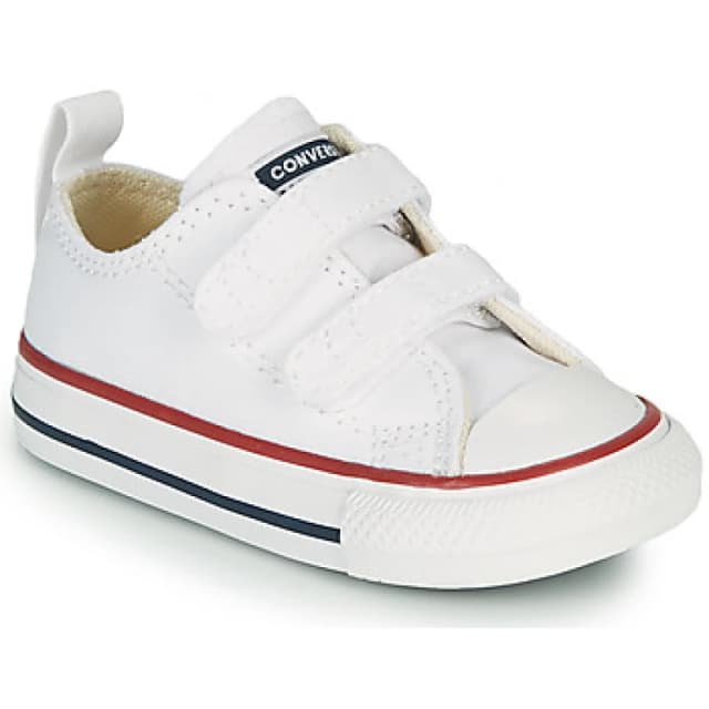 Converse CHUCK TAYLOR ALL STAR 2V FOUNDATION OX boys's Children's Shoes (Trainers) in White