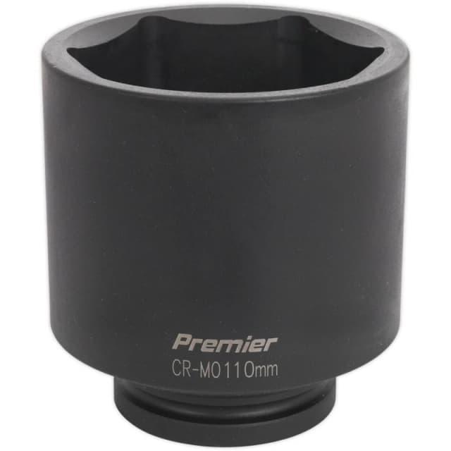 Loops 110mm Forged Deep Impact Socket - 1" Sq Drive - Chromoly Wrench Socket Multi