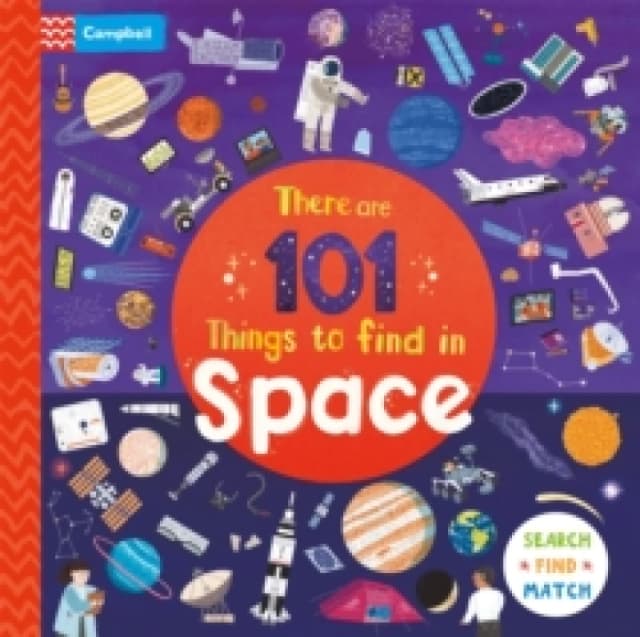 There are 101 Things to Find in Space Board book