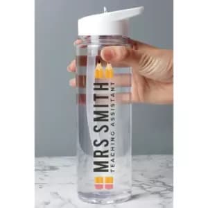 Personalised Teacher Water Bottle