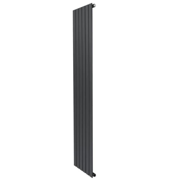 Monstershop Flat Single Column Radiator - 1800 x 420mm - Anthracite Grey Grey Unisex