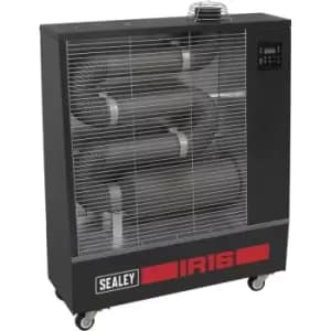 IR16 16kW Industrial Infrared Diesel Heater - Sealey